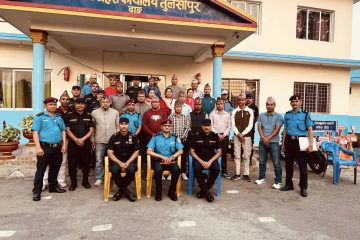 सफल कार्यकालको सम्मान, उज्ज्वल भविष्यको शुभकामना” इन्स्पेक्टर बिनोद खत्री
