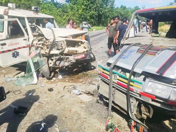 वाणगंगा ७ कारखानी नजिक भयानक दुर्घटना